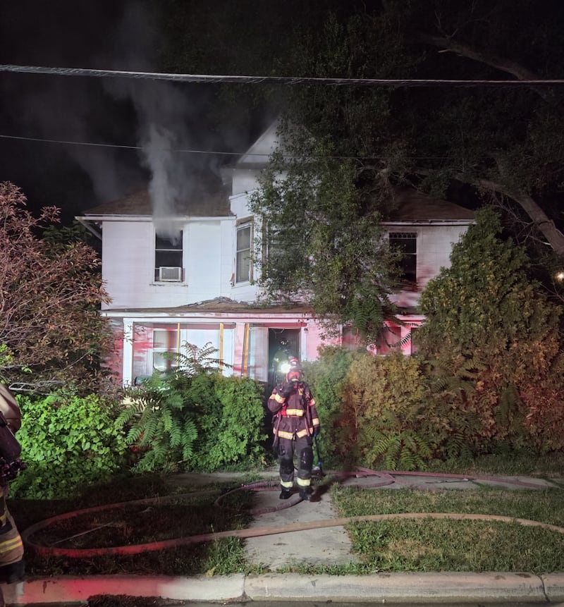 The Joliet Fire Department responded to a house fire in the 300 block of Oneida Street at 12:45 a.m. on Monday, July 14, 2025.