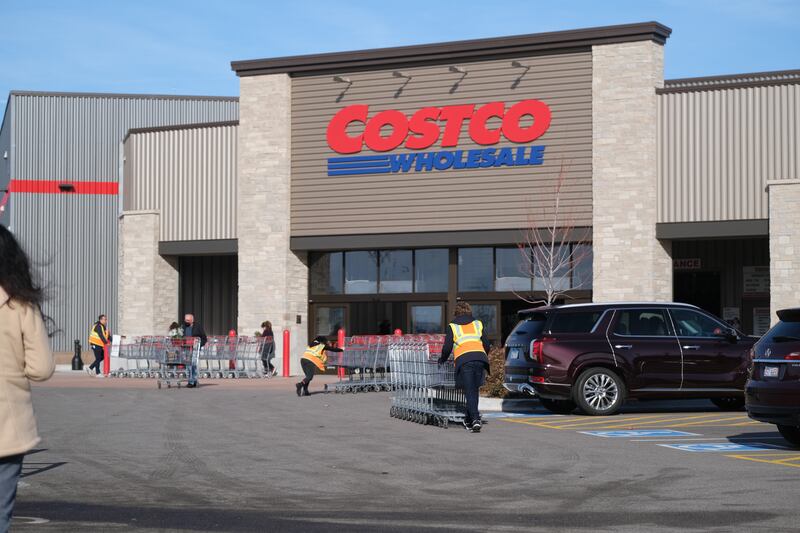 Shoppers visit Costco in Plainfield. Thursday, Dec. 2, 2021 in Plainfield.