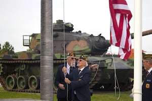 PHOTOS: Joliet’s Stone City VFW holds Veterans Day flag ceremony