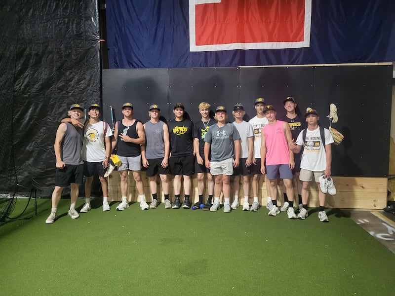 The Putnam County baseball team worked out at the Yard Goats indoor facility, on Thursday in Champaign, thanks to former PC coach David Garcia, who formerly coached at Parkland College and now is at Southwestern Illinois.