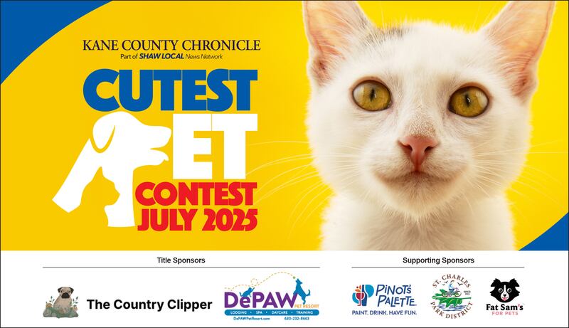 Kane County Chronicle Cutest Pet Contest July 2025