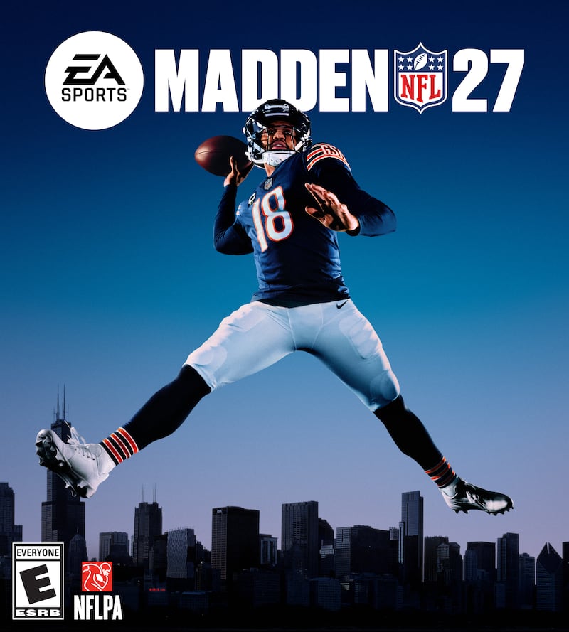 Caleb Williams is on the cover of Madden 27