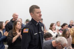 Dixon police officer honored Monday for his lifesaving actions after vehicle crashed into house, gas line