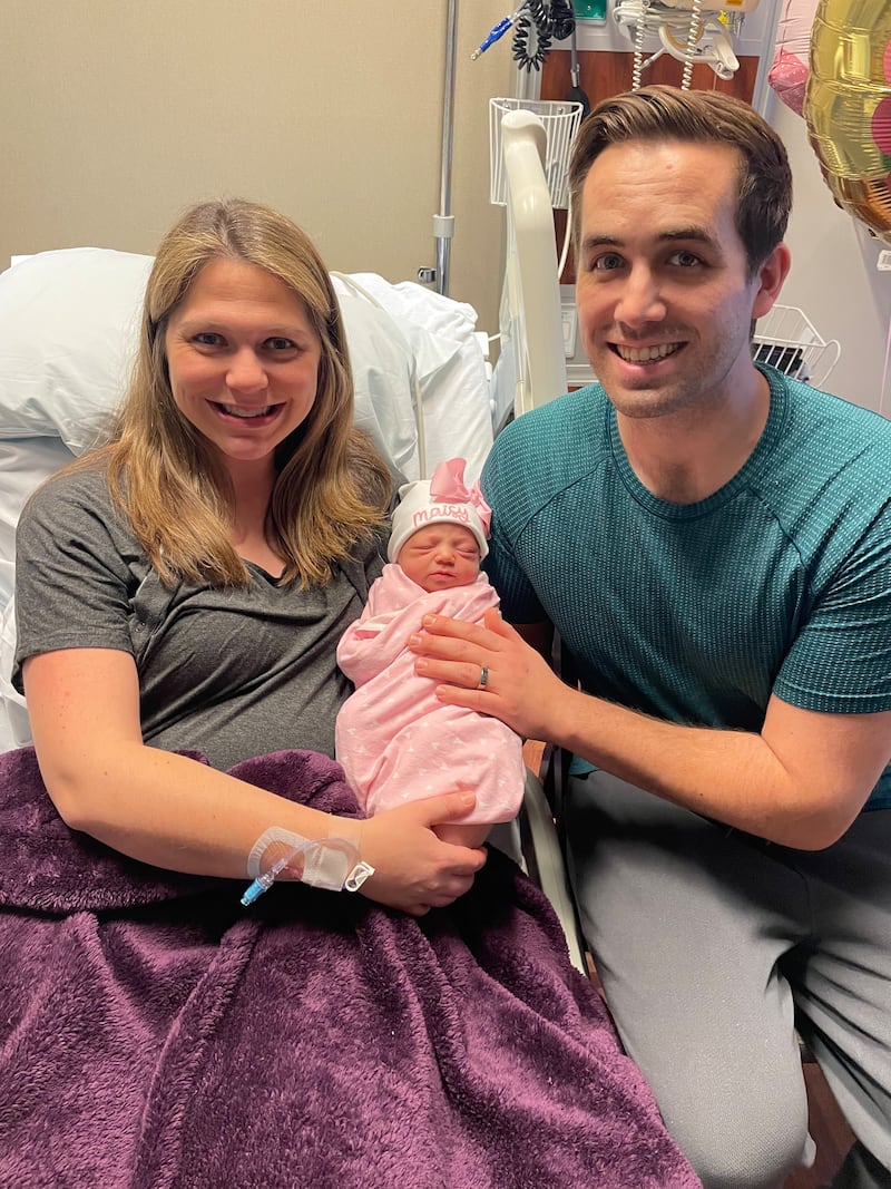 Maisy Grace Messing, the daughter of Olivia and Jeff Messing of Libertyville, was born at 4:57 a.m. Jan. 1, according to a news release.