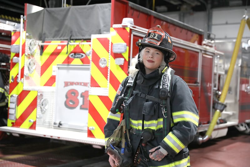 Villa Park firefighter Nicole Else will participate in the American Lung Association in Greater Chicago’s Fight For Air Climb in Oakbrook Terrace to help raise awareness and funds for lung health. She will race up 660 stairs to the top of Oakbrook Terrace Tower in full gear, which adds nearly 40 additional pounds.