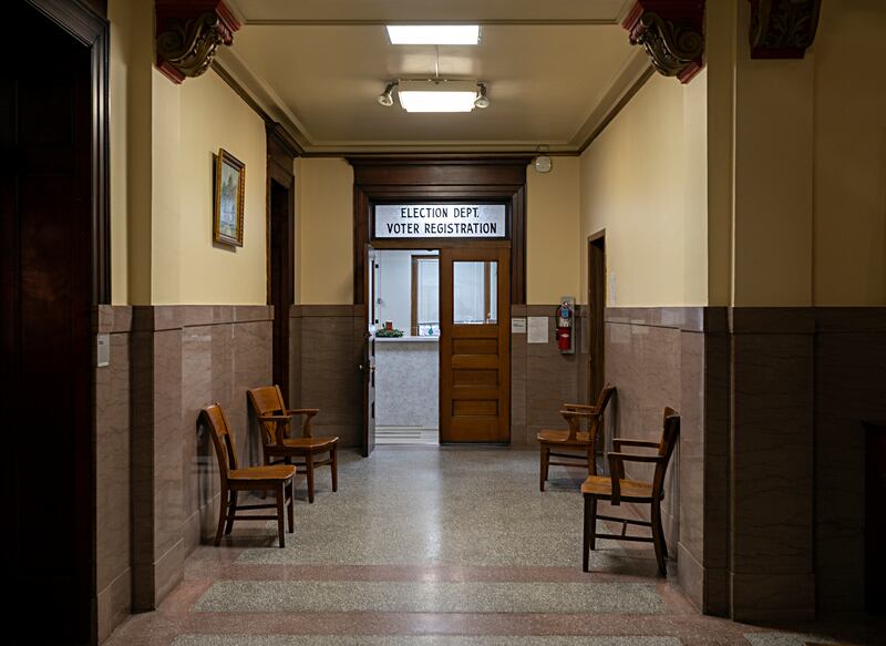 Election Department at the Old Lee County Courthouse.