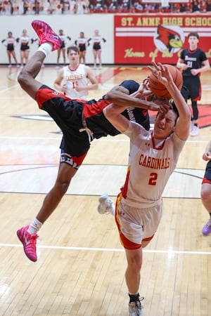 Photos: St. Anne topples Momence in RVC boys basketball