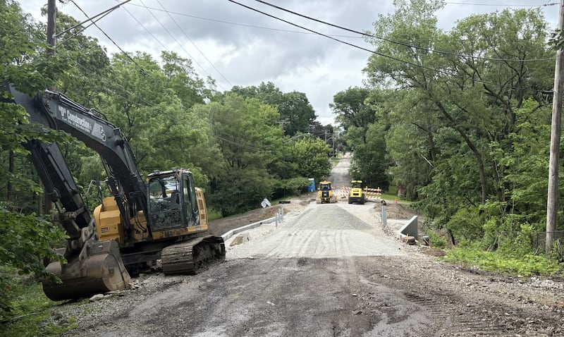 Construction continues on the Kelly Street Bridge in Streator as crews work toward a projected completion later this summer.
