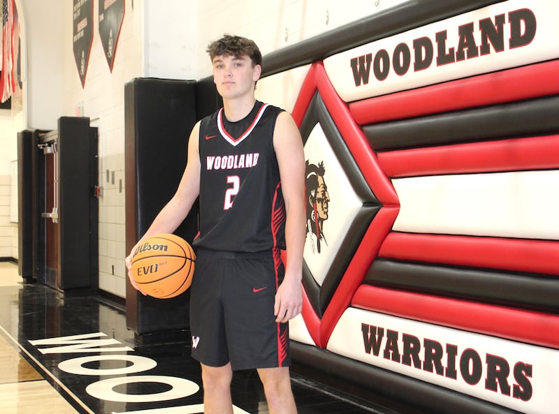 Woodland senior Nolan Price is the 2026 Times Boys Basketball Player of the Year.