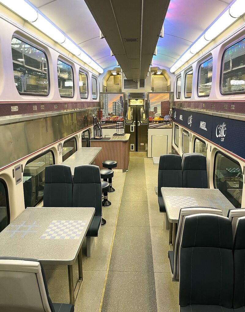 Metra will test its prototype Café Car on various lines starting Sept. 30, 2025.