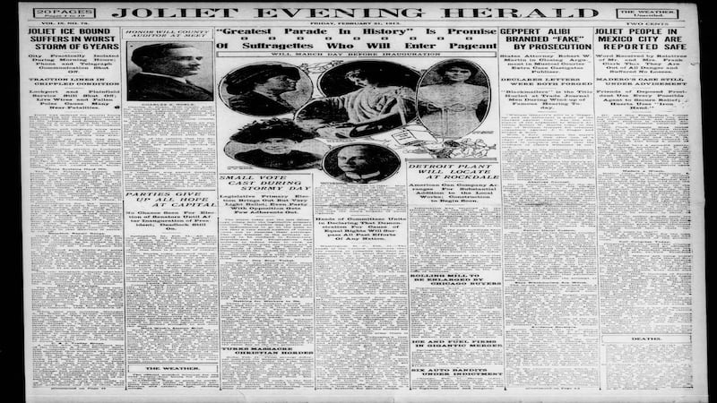 Historical covers for February 21: the “Greatest Parade in History”