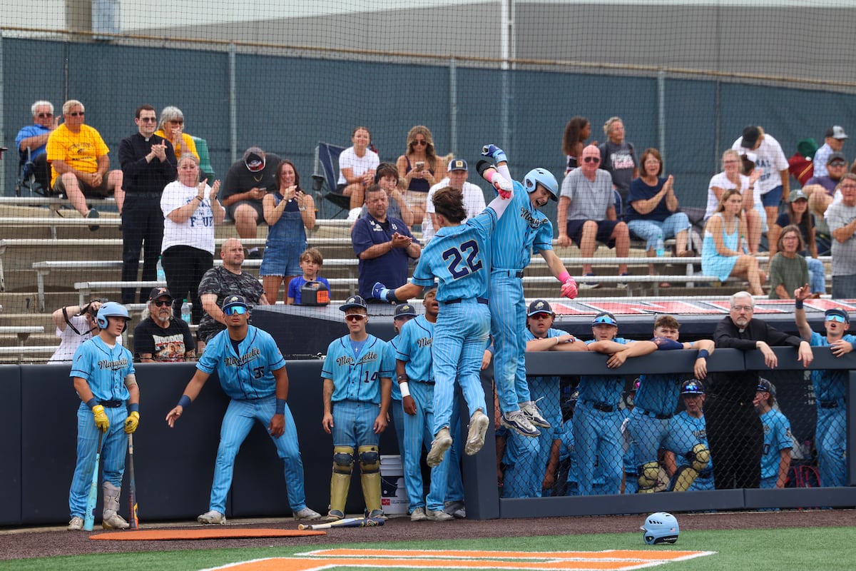 Griffin Dobberstein’s blast, Anthony Couch’s arm lead Marquette to 3rd in Class 2A with 4-1 win over Freeburg