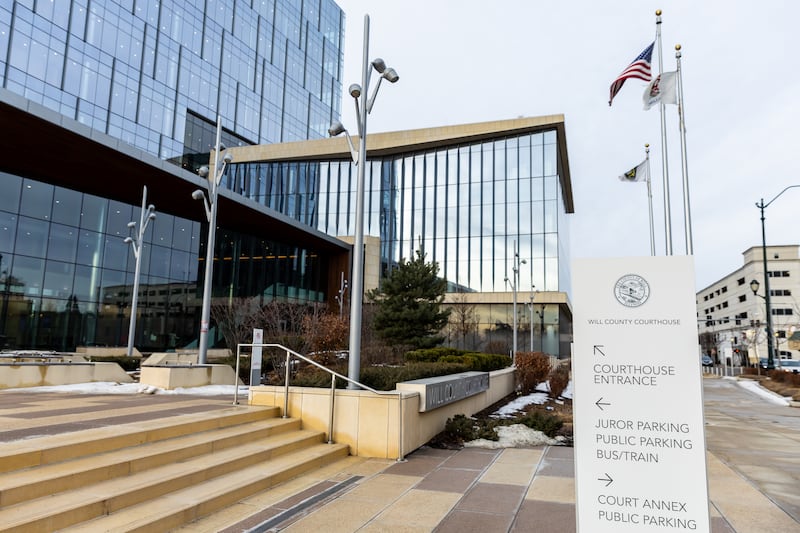 The Will County Courthouse in Joliet is the setting for the trial against Joseph Czuba, which began on Feb. 24, 2025.