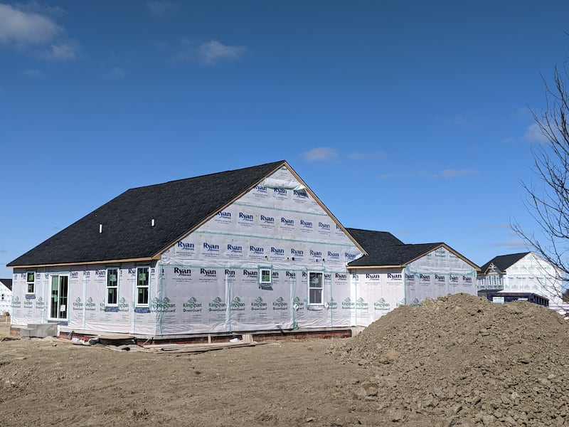 Work has started on the Vista Ridge housing development along Caton Farm Road on Joliet's west side. The 120-acre development will include 321 single-family residences and 76 townhouses.