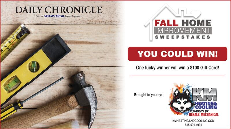 Fall Home Improvement Sweepstakes