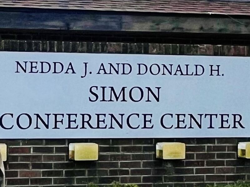 Freedom House’s COO Chloe Lund and CEO Michael Zerneck are pictured outside the Simon Conference Center in Princeton where the 2024 GALA will be on Saturday, April 13.