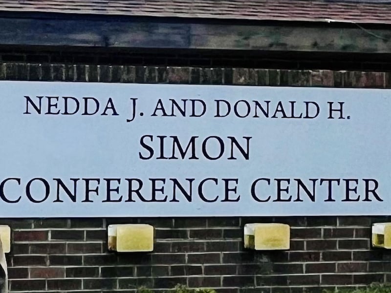 Freedom House’s COO Chloe Lund and CEO Michael Zerneck are pictured outside the Simon Conference Center in Princeton where the 2024 GALA will be on Saturday, April 13.