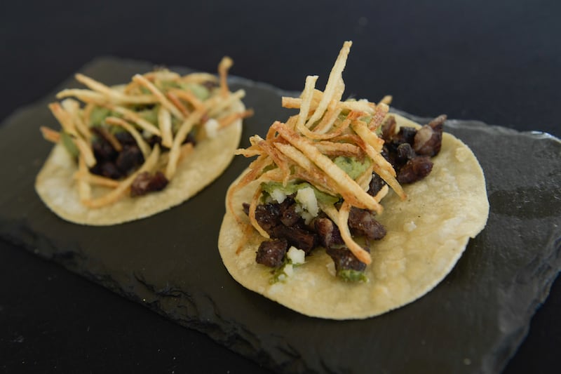 Altiro Latin Fusion’s Steak Taco was one of their menu selections served up at the Festival of the Vine in Geneva on Friday, September 9, 2022.