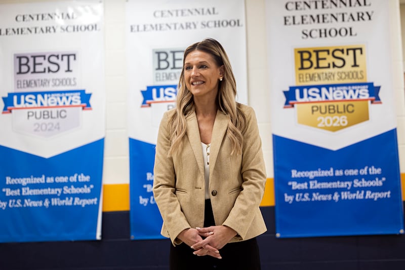 New Dixon superintendent and current Polo Centennial School principal Melydi Huyett talks about the journey that brought her to the position Tuesday, Dec. 23, 2025. Huyett will take over the position on July 1, 2026.
