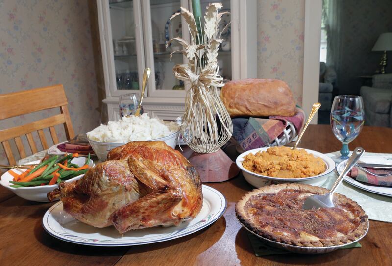 You're looking at a $65 tab to make this Thanksgiving dinner, and that's not counting beer or wine. The Farm Bureau conducted a national survey of holiday purchases and the average cost of a Turkey Day feast is up 13% over last year thanks to high fuel costs and a nasty bird flu, among other factors.