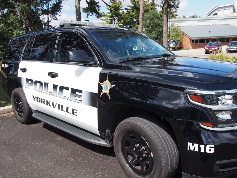 Yorkville police vehicle