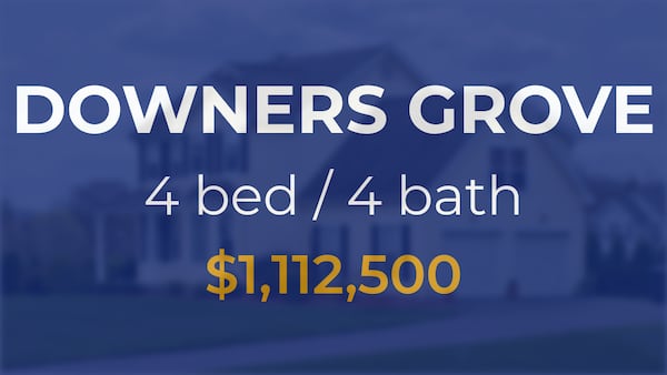 Single-family home sells for $1.11 million in Downers Grove