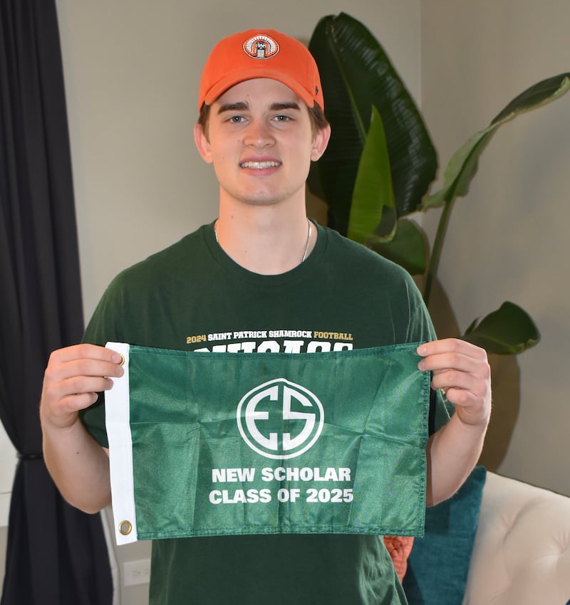 Jack Harrington of La Grange is the recipient of a Chick Evans Scholar, which will pay for his tuition and housing when he attends the University of Illinois in the fall.