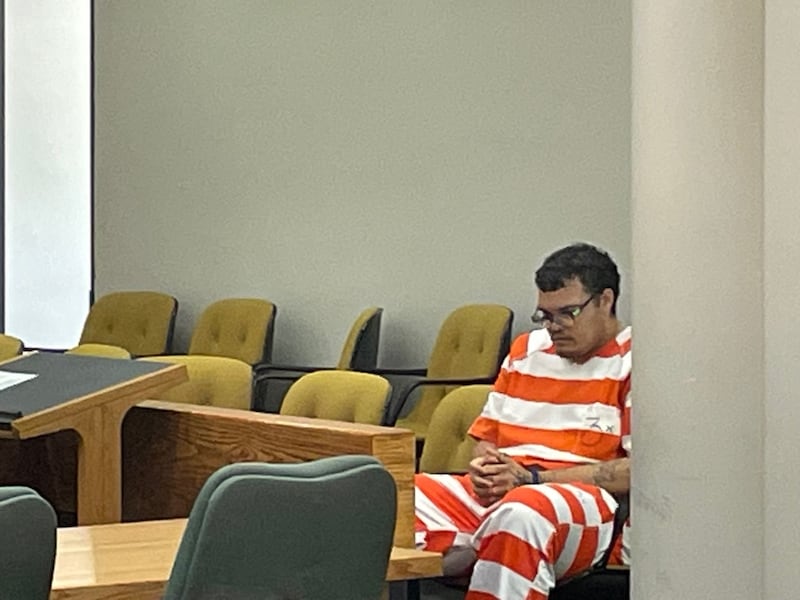 Nicolaus J. Phillips, 24, of Spring Valley awaits a hearing July 6, 2023, in La Salle County Circuit Court. Phillips is charged with first-degree murder in the June 5 shooting death of Eric Clements, 42, of Ottawa. If convicted of murder with a firearm, Phillips would face an extended sentence of 45-85 years.