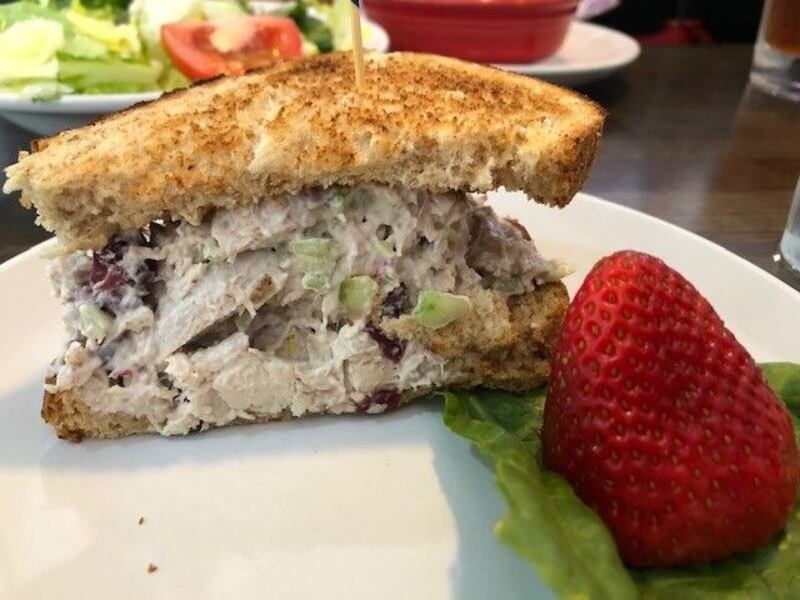 chicken salad sandwich - Berry & Butter Cafe