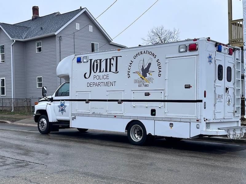Joliet police are in the area of Ohio Street and Garnsey Avenue on the east side of the city executing a high risk warrant on Thursday morning, April 2, 2026.