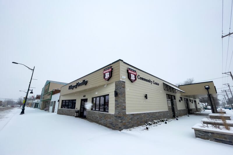 The village of Bradley's new Bradley Community Center is located at 428 W. Broadway St., about one block west of the Village Hall.