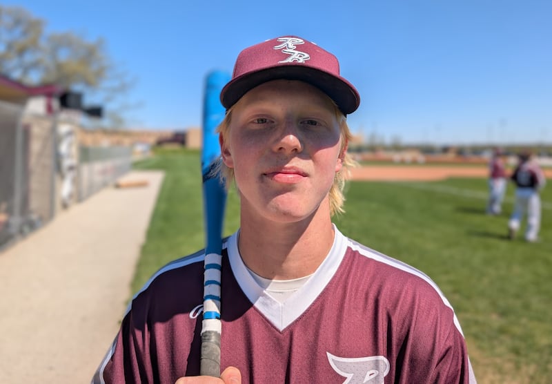 Richmond-Burton senior first baseman/outfielder and four-year varsity player Ray Hannemann has helped the Rockets hit double-digit wins, more than they had all last season.