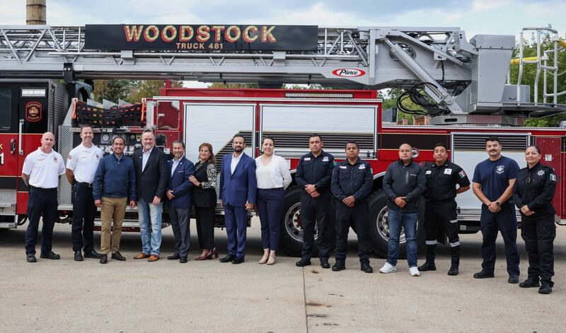 Four firefighters from Zacatecas, Mexico, recently wrapped up a two-week international exchange with Woodstock Fire/Rescue District and the Village of Carpentersville Department of Public Safety.
