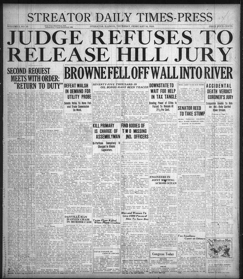 The cover of the Times for Feb. 16, 1928