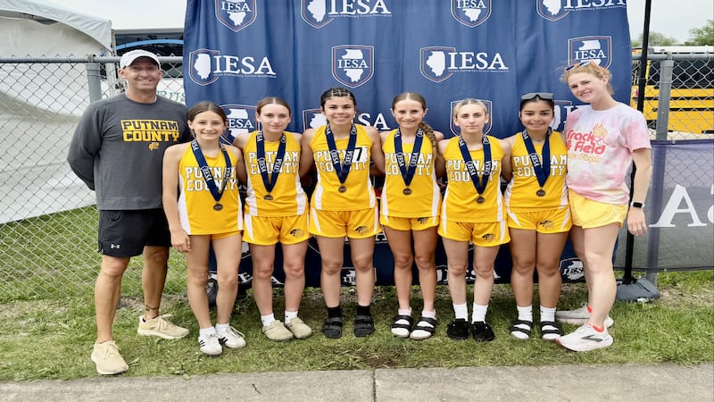 PC eighth-grader Anni Judd runs down four state medals