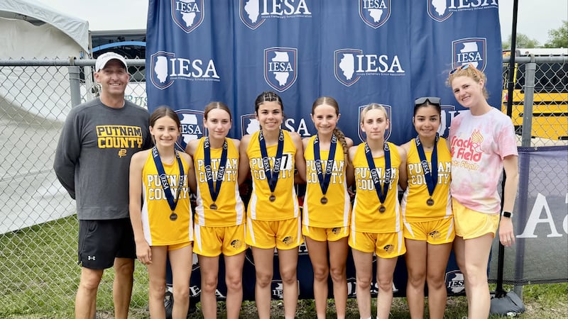 PC eighth-grader Anni Judd runs down four state medals
