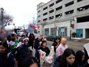 PHOTOS: Joliet students protest against ICE