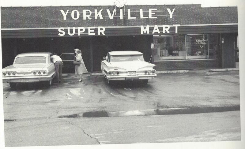 A local landmark, the Yorkville “Y” Super Mart at the northeast corner of U.S. Route 34 and Illinois Route 47 was torn down to make way for a strip mall and gas station in 1985. The store, shown here in a mid 60s file photo, survived a fire a decade or so earlier.