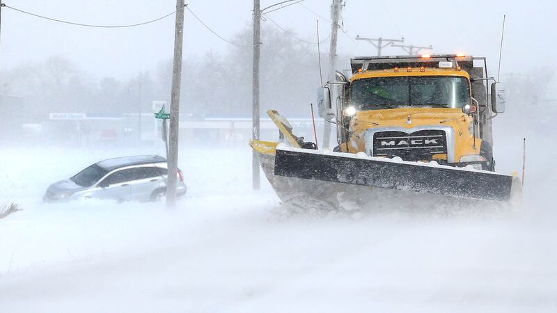 Photos: March snowfall, wind cause hazardous travel conditions in DeKalb County