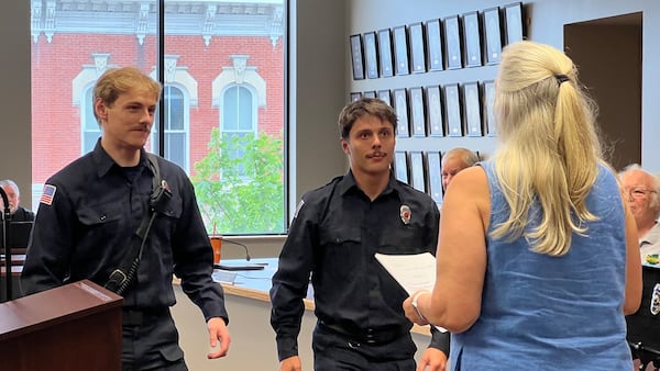 New Sycamore firefighters, police sworn in