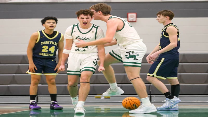 Photos: Bishop McNamara claims title over Yorkville Christian in Class 2A Sectional championship boys basketball