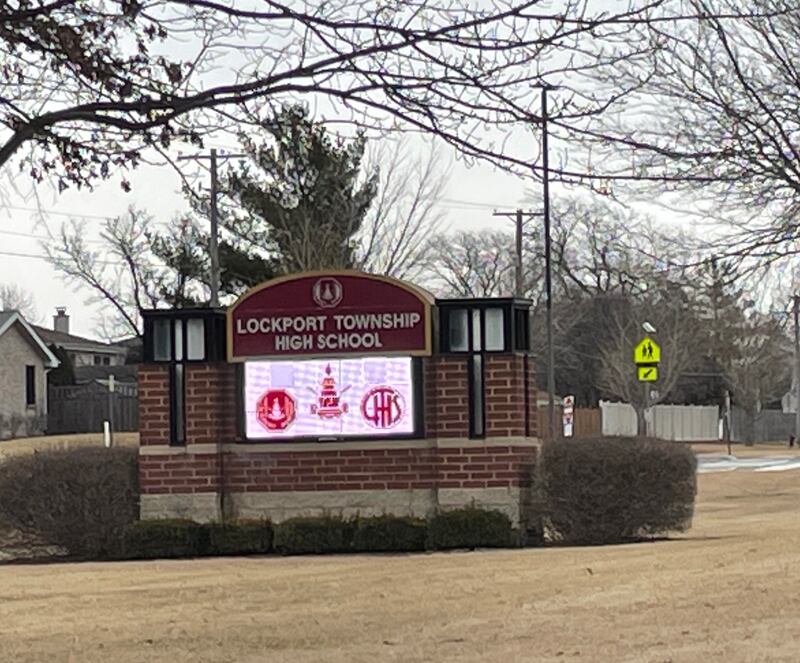 Lockport Township High School East campus, 1333 E. 7th St., Lockport.