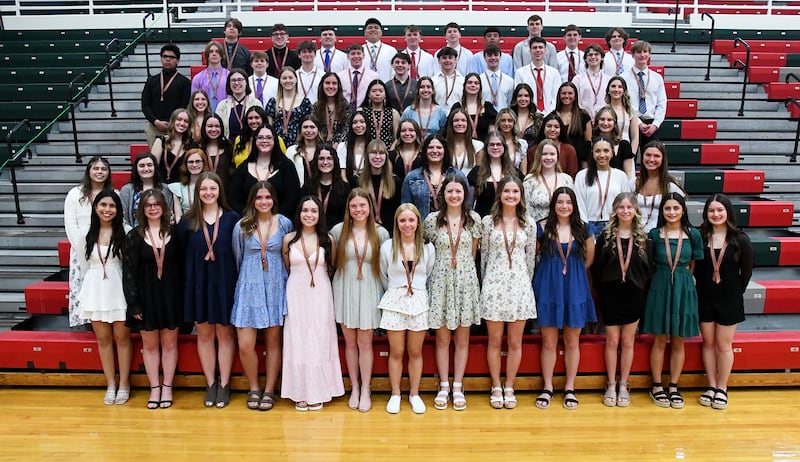 Sixty-five members of the La Salle-Peru High School class of 2025 were inducted into the L-P Honor Society this week.