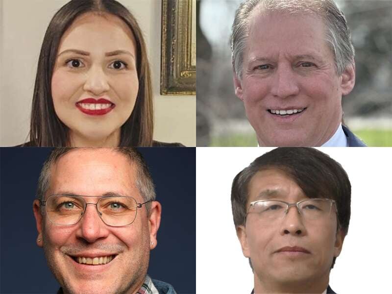 The Republican candidates in the 9th Congressional District are, clockwise from upper left: Rocio Cleveland, John Elleson, Mark Su and Paul Friedman.