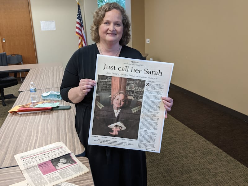 Oswego Public Library District Director Sarah Skilton recently announced that she will retire from the district effective Sept. 30. She has been with the library district since 1994 and has served as its director since 1999.
