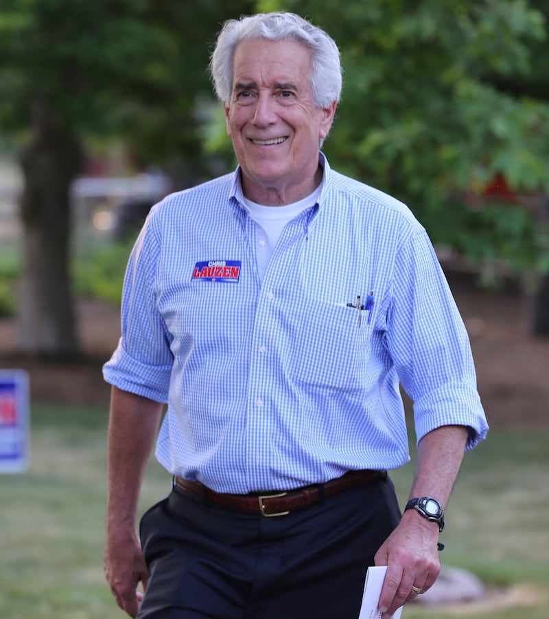 Kane County Treasurer Chris Lauzen announced Tuesday, Sept. 16 that he would seek a second term in the Nov. 3, 2026.