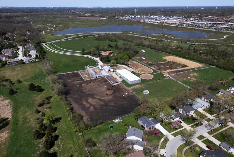 The Gladstone Ridge boarding and training center takes up 37 acres along Leask Ln. in Wheaton. The Bolger family has owned the farm for nearly 60 years and the DuPage County Forest Preserve District has tried to buy the property.