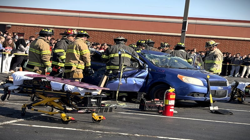 Yorkville first responders and students hope mock prom accident ‘shocks’ teens to avoid drunk driving