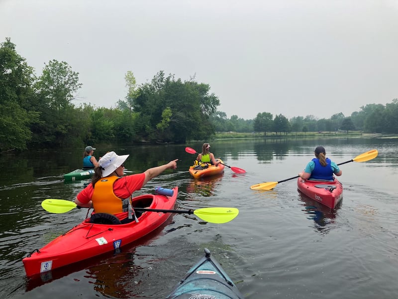 Sign up for a McKinley to McKinley Paddle and Hike to enjoy a day of kayaking on the Des Plaines River and hiking through McKinley Woods on either Aug. 12 or Aug. 13.