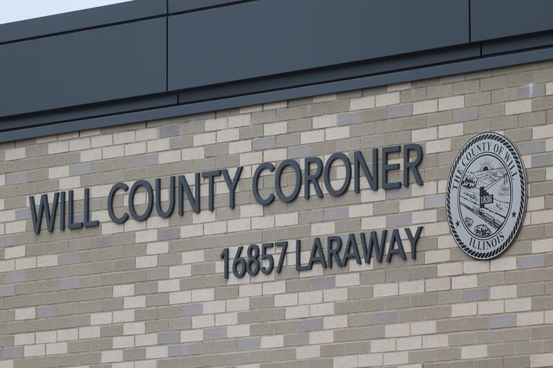 Will County Coroner building in Joliet on Monday, Feb. 3, 2025.